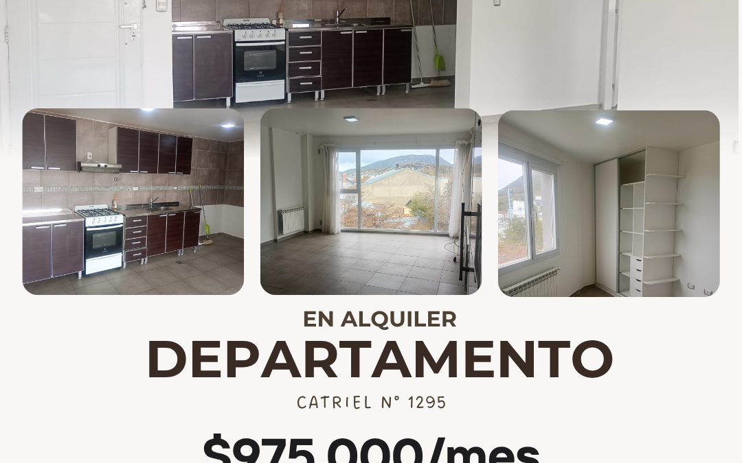 Departamento 1 Dormitorio – Catriel