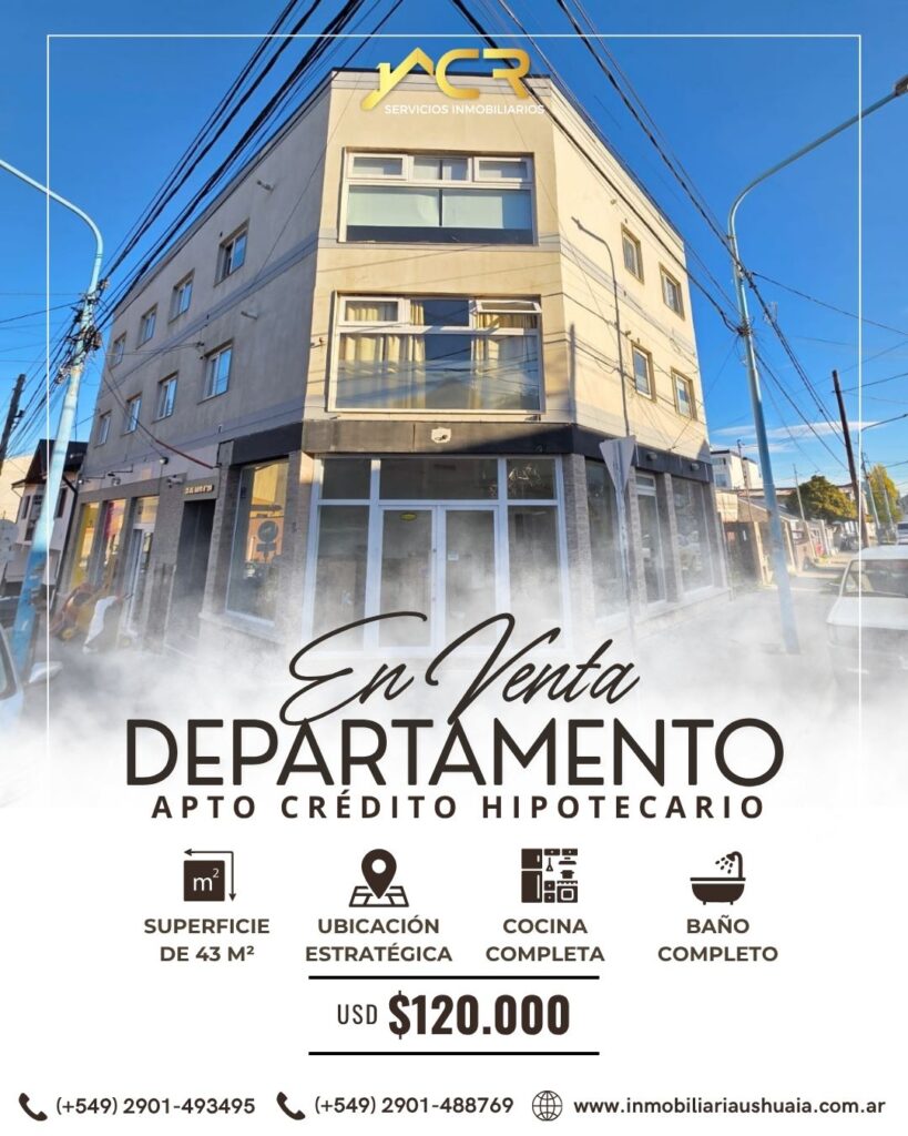 Departamento 2 ambientes – Ubicación Céntrica