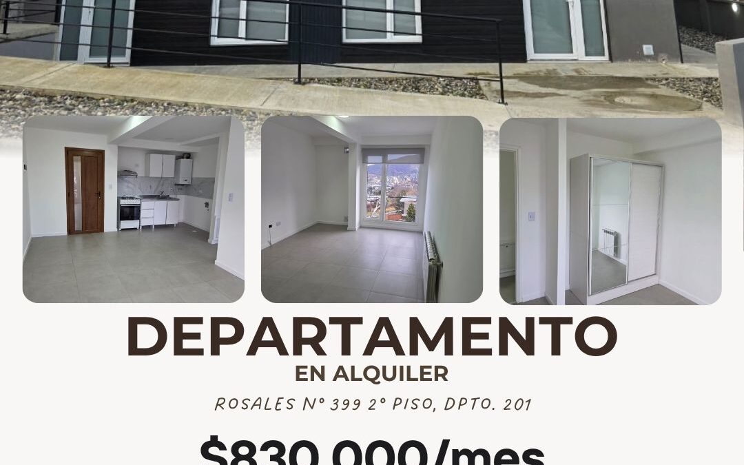 Departamento en alquiler en Rosales 399 | Ushuaia