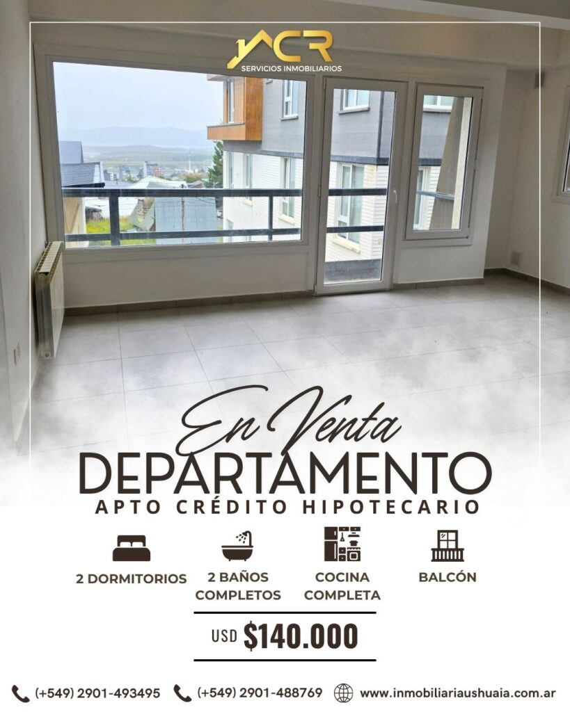 Departamento 3 ambientes en Altos del Beban