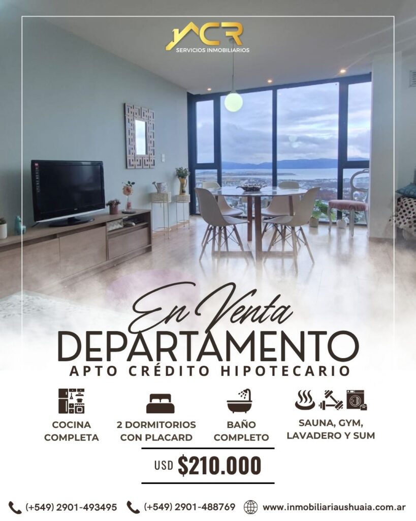 Departamento 3 ambientes en Aldo Motter
